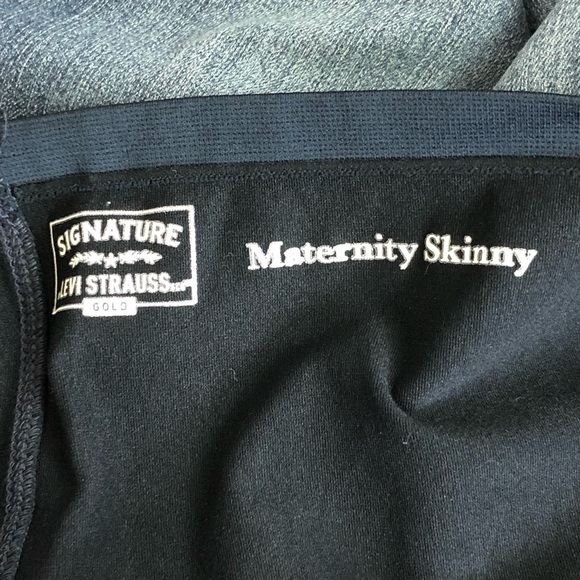 LEVI Strauss signature XL maternity skinny distressed jeans - Picture 3 of 9